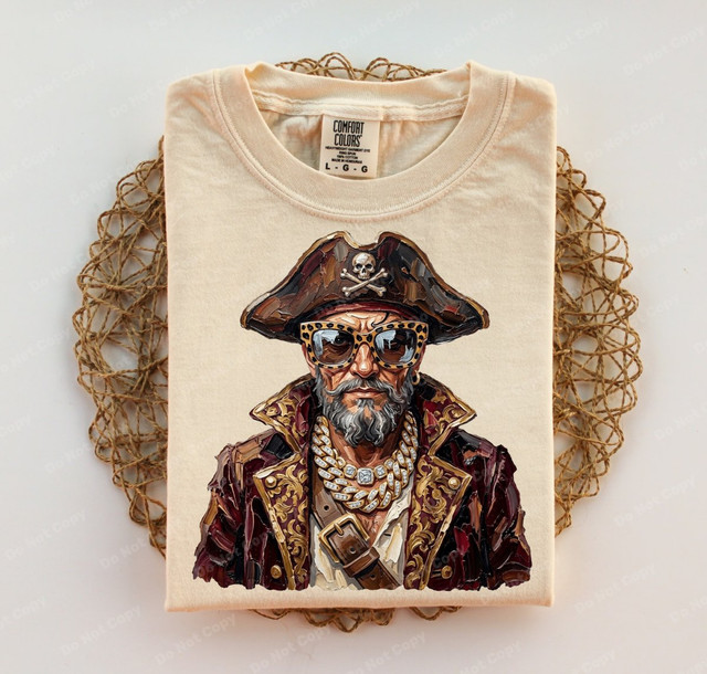 Glam Pirate DTF Heat Transfer