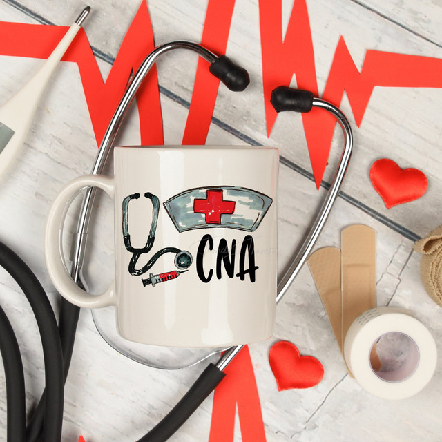 CNA watercolor Nursing Medical field Sublimation Transfer