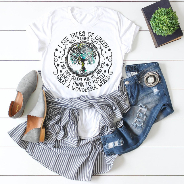 What A Wonderful World Earth Day Sublimation Transfer