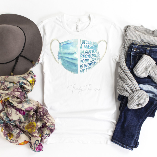 I became a mask maker because your life is worth my time Sublimation Transfer-1655978870