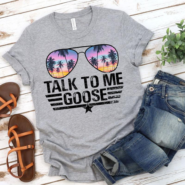 Talk To Me Goose Screen Print Heat Transfer