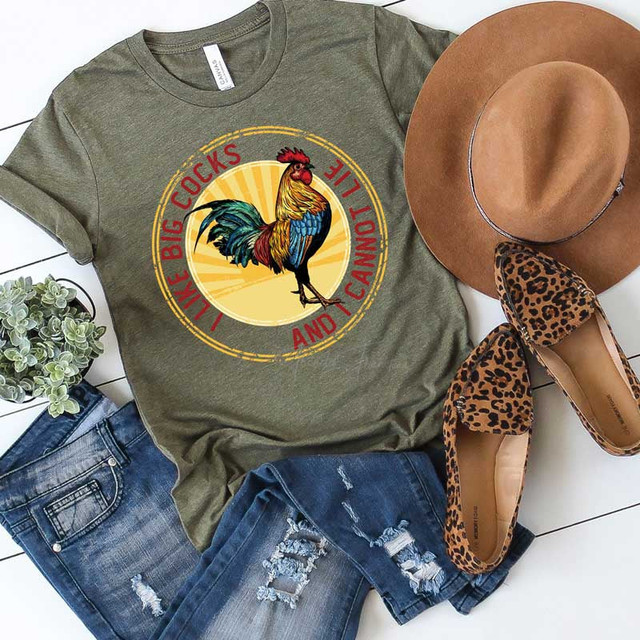 I Like Big Cocks Screen Print Heat Transfer