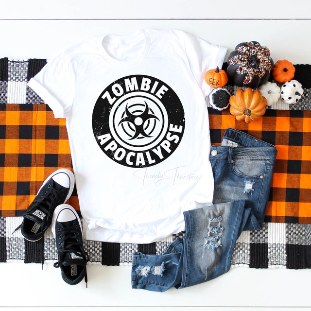 Zombie Apocalypse Sublimation Transfer