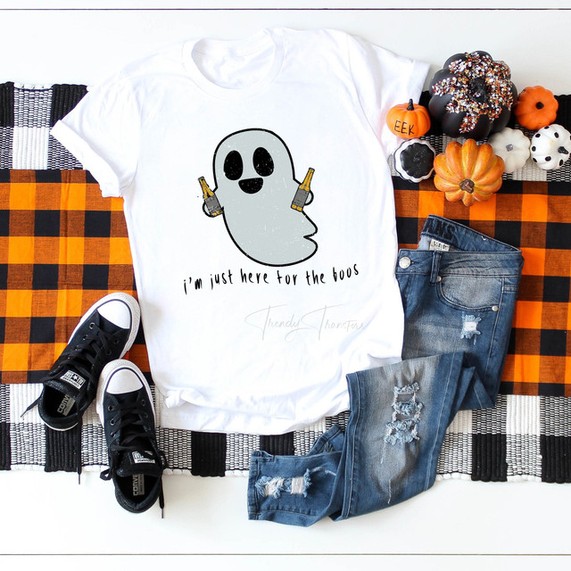 I'm Just Here For The Boos Sublimation Transfer