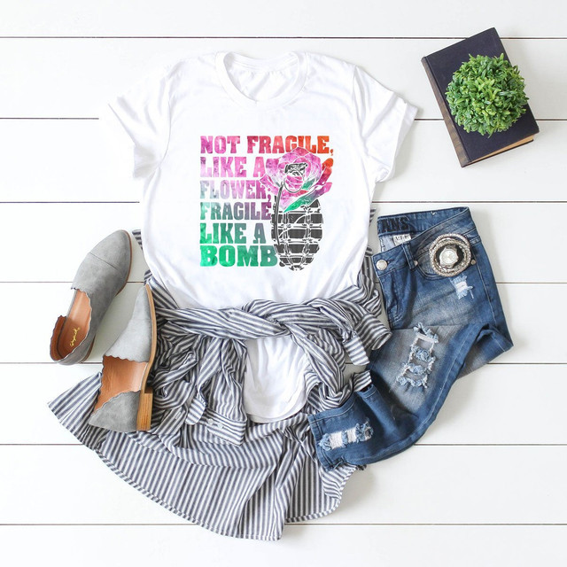 Fragile Like A Bomb Sublimation Transfer