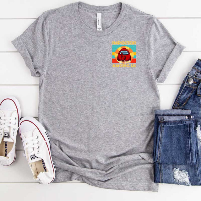 Impostor Among Us POCKET/MASK FINAL STOCK Screen Print Heat Transfer