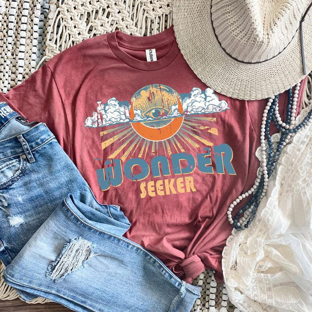 Wonder Seeker Screen Print Heat Transfer