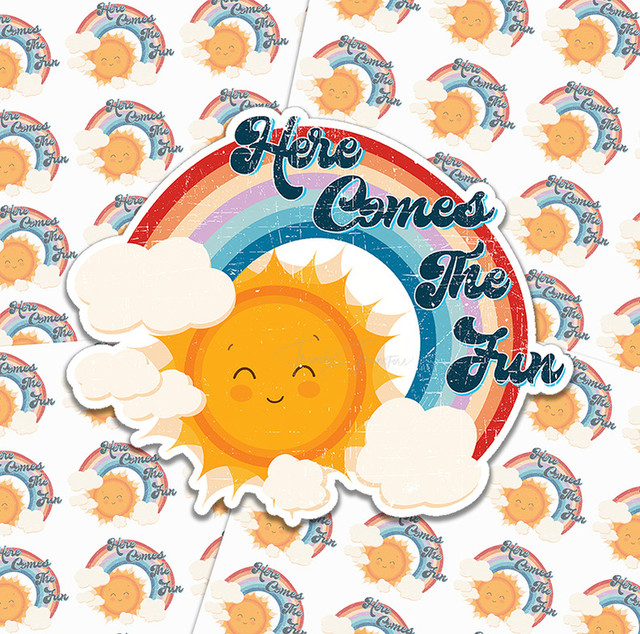 Here Comes The Fun Sticker Sheet