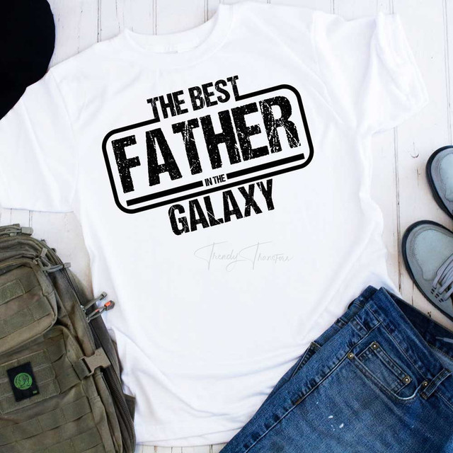 The Best Father In The Galaxy Sublimation Transfer
