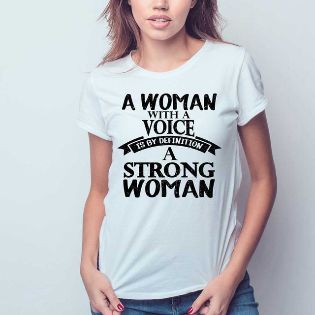 A Woman With A Voice Sublimation Transfer