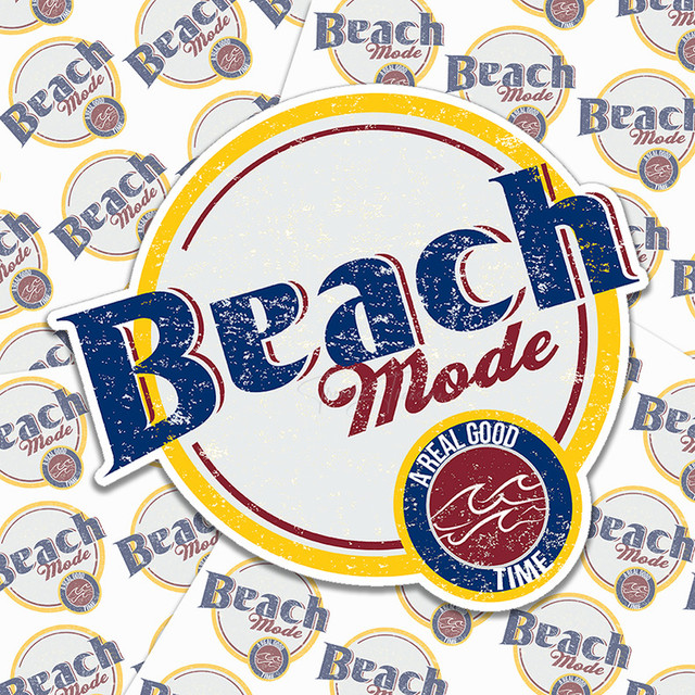 Beach Mode Sticker Sheet