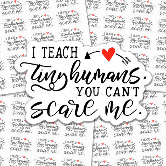 I Teach Tiny Humans Sticker Sheet