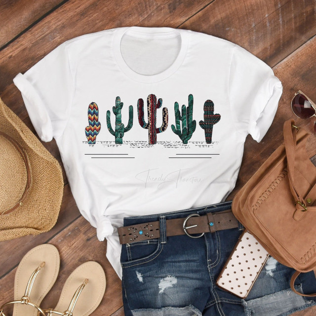 Serape Cactus Sublimation Transfer-1655996903