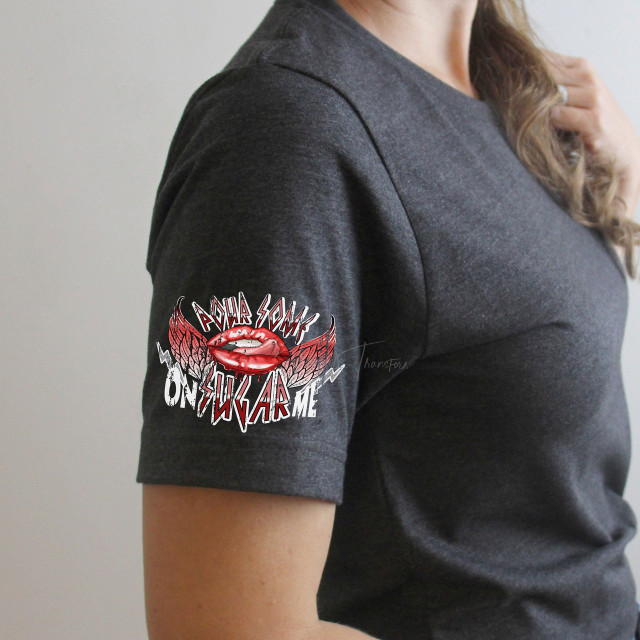 Pour Some Sugar on Me POCKET Screen Print Heat Transfer