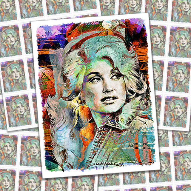 Retro Dolly Parton Sticker Sheet