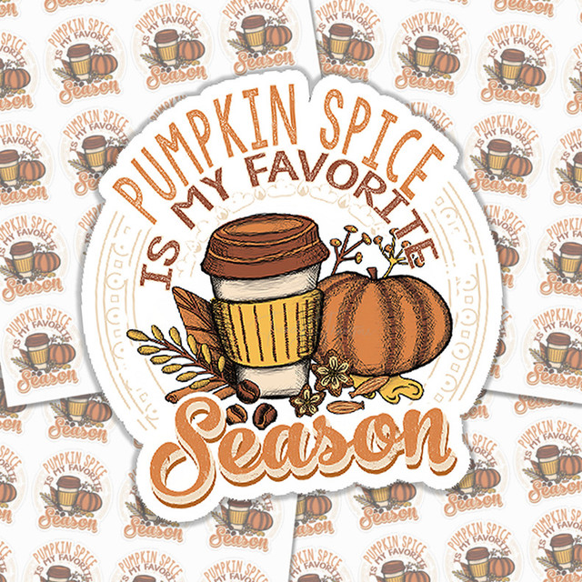 Pumpkin Spice Is My Favorite Season Sticker Sheet