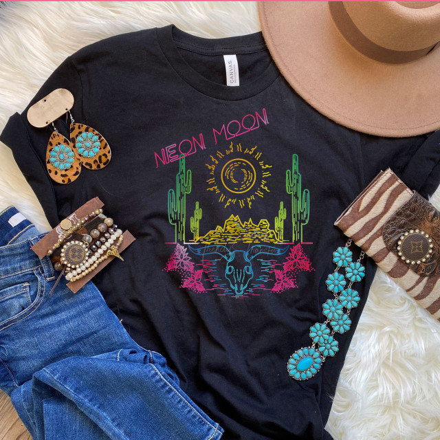 Neon Moon DTF Transfer