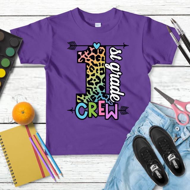 1St Grade Crew DTF Heat Transfer