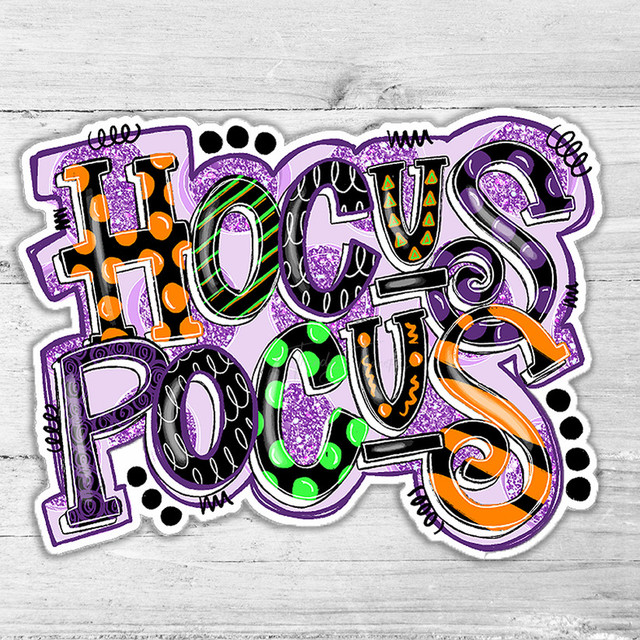 Hocus Pocus Die Cut Sticker