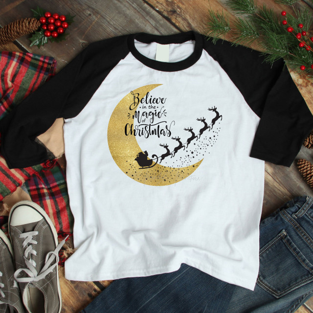 Believe In The Magic Of Christmas Sublimation Transfer