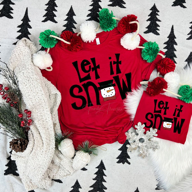 Let It Snow YOUTH Screen Print-1656005103