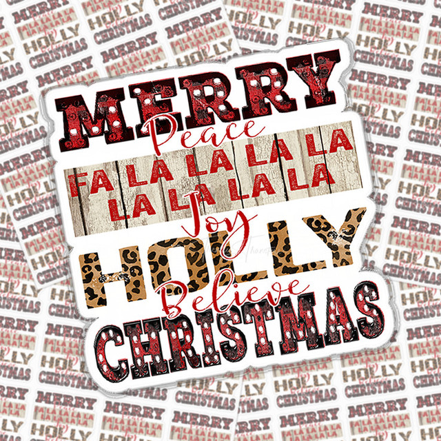 Merry Christmas Falala Sticker Sheet