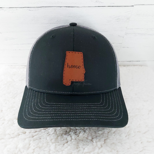 Alabama Home Leather Hat Patch