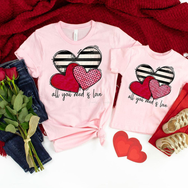 All You Need Is Love DTF Heat Transfer
