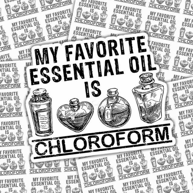 My Favorite Essential Oil Sticker Sheet