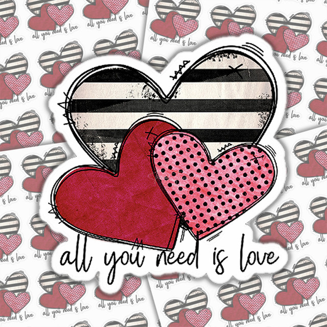 All You Need Is Love Sticker Sheet