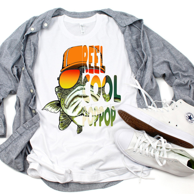 Reel Cool Poppop Fishing Sublimation Transfer