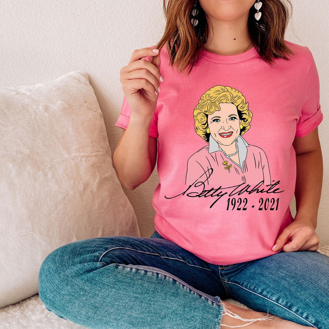 Betty White Rest In Peace DTF Heat Transfer