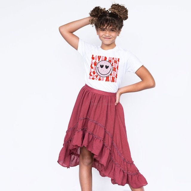 Loved Mini Red/Pink DTF Heat Transfer