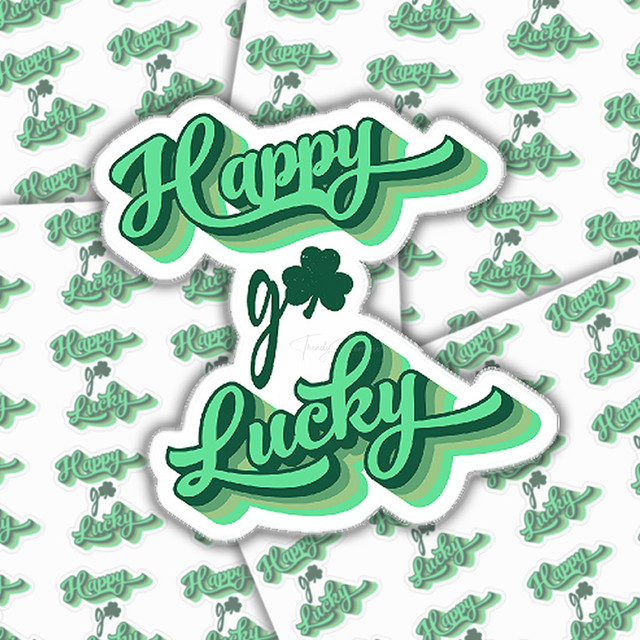 Happy Go Lucky Sticker Sheet