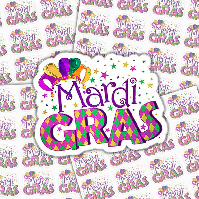 Mardi Gras Sticker Sheet