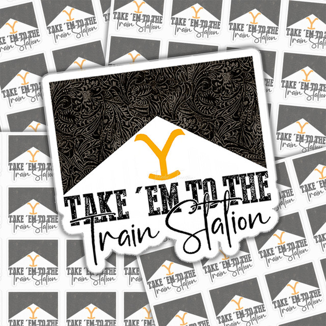 Take Em To The Train Station Sticker Sheet