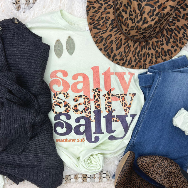 Salty Salty Salty Screen Print Heat Transfer