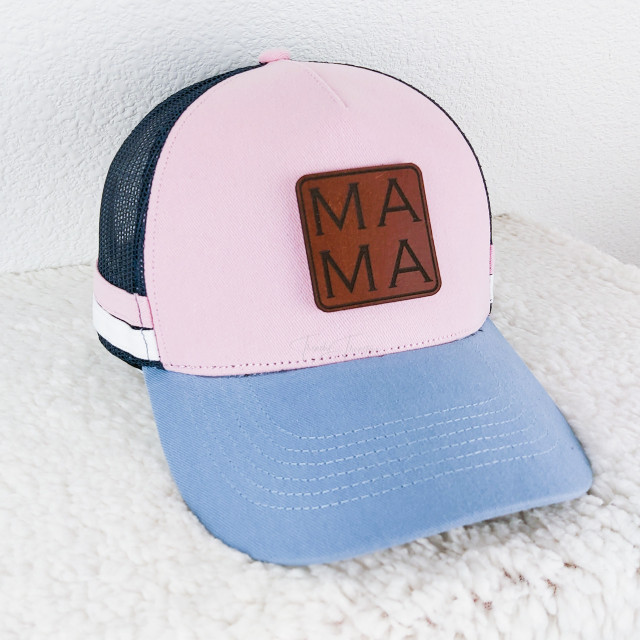 MAMA Square Leather Patch