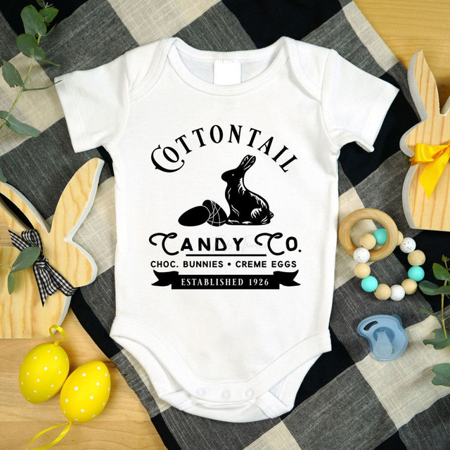 Cottontail Candy Co INFANT Screen Print Heat Transfer