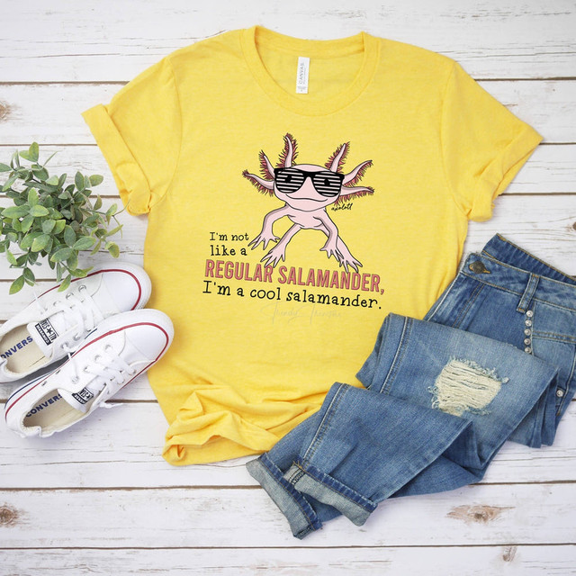 Im Not Like A Regular Salamander Im A Cool Salamander DTF Heat Transfer