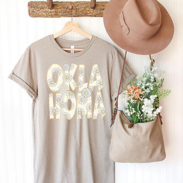 Oklahoma Daisy State DTF Heat Transfer