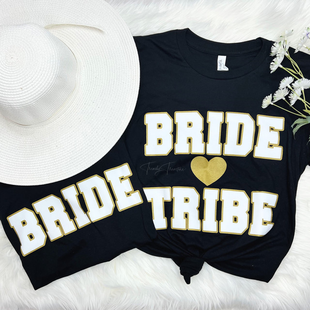 BRIDE TRIBE PUFF Screen Print Heat Transfer