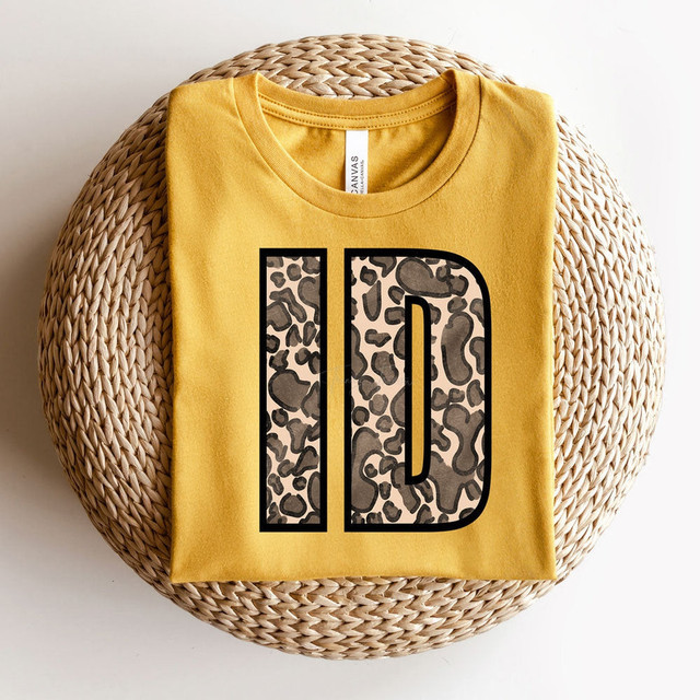 Idaho Leopard State DTF Heat Transfer