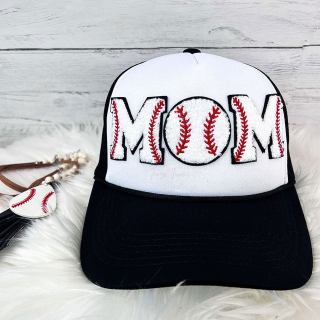 Baseball Chenille Embroidered Patch MOM 2