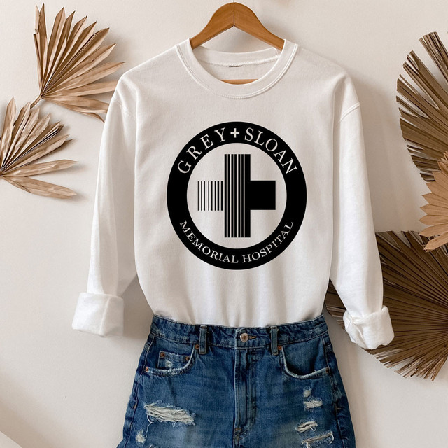 Greys Anatomy Grey and Sloan Memorial Fan Art DTF Heat Transfer