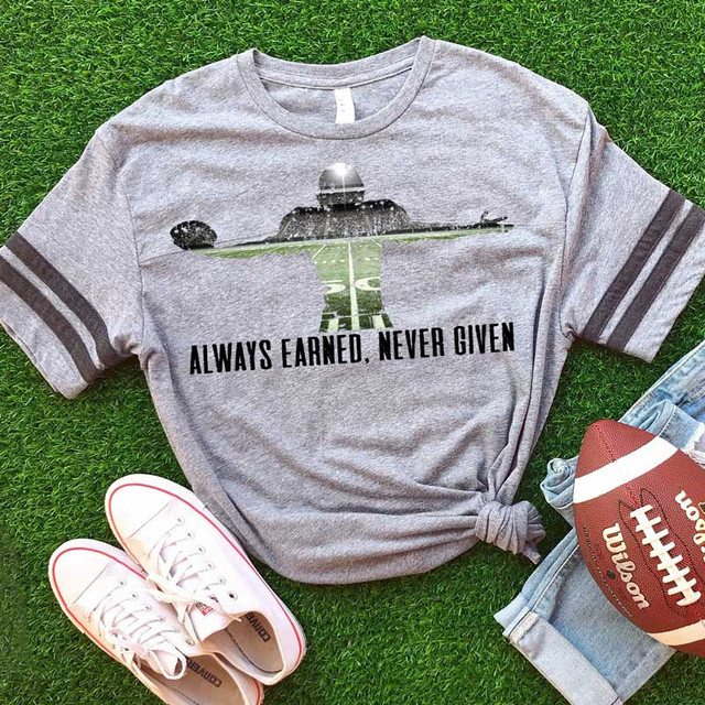 Always Earned Never Given DTF Transfer