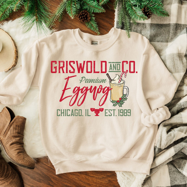 Griswold and Co. Eggnog Screen Print Heat Transfer