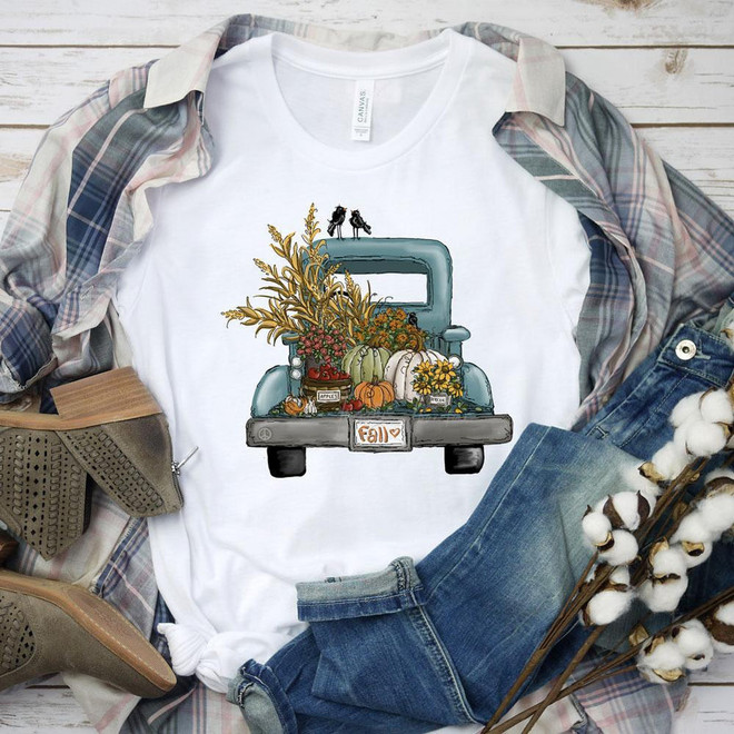 Fall Truck Sublimation Transfer
