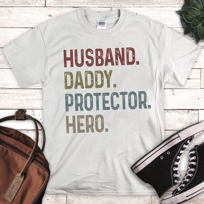 Husband Daddy Protector Hero Sublimation Transfer
