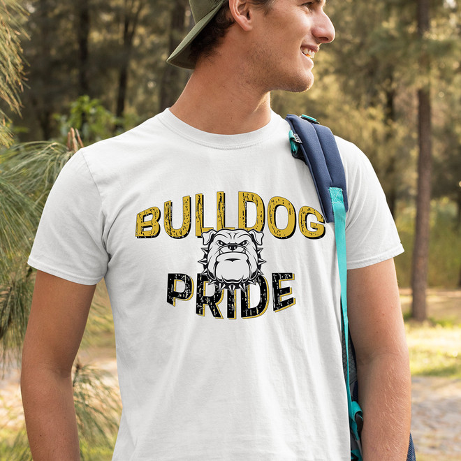 Bulldog Pride Gold/Black DTF Transfer